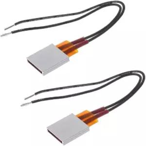 Bestol 2pcs PTC 발열체 5W-50W AC DC 12V 220도 일관된 온도 세라믹 조절기