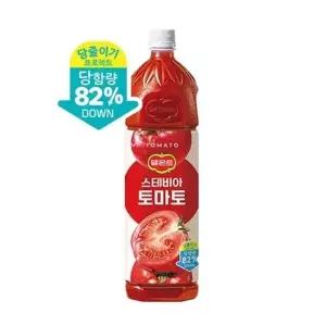 토마토음료 1.5리터 6병 세트 자연과일주스 음료수 대용량