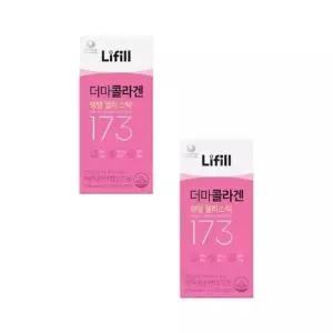 라이필 더마콜라겐 탱탱 젤리스틱 12포 2개 저분자 피쉬 콜라겐 젤리 석류맛