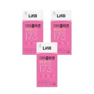 라이필 더마콜라겐 탱탱 젤리스틱 12포 3개 저분자 피쉬 콜라겐 젤리 석류맛