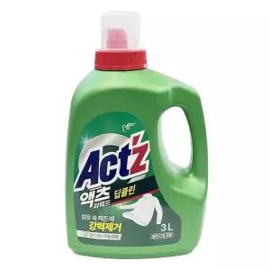 액츠 AHF701U8 퍼펙트 딥클린 액체세제 용기 3.0L -O