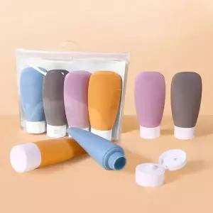 휴대용 AUN829D6 실리콘 리필통 다목적 리필용기 공병 4컬러