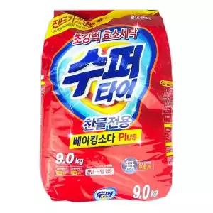 수퍼타이 GBO950V9 베이킹소다 플러스 세탁세제 9kg -O