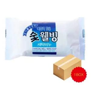 버블 WJF154L1 목초액함유 숯웰빙 세탁비누 240gX40개(1박스)
