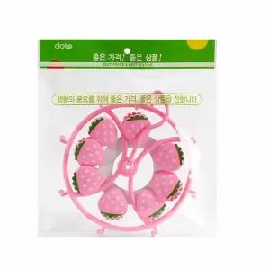 천장형빨래건조대 CLO065B6 미니건조대 딸기 빨래 집게 건조대