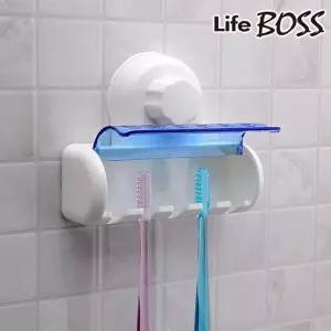 BOSS UMV782W5 흡착 화이트 칫솔걸이