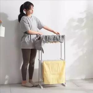 실내 XAA467P9 미니 빨래 건조대 수건 빨래 건조대 2단 양말 자취