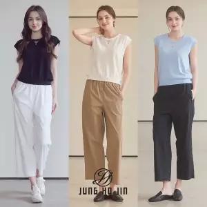 [Jung Ho Jin] 정호진 26SS 여성 라이트핏 매쉬포인트 니트탑 2종