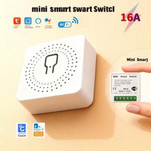 호환 투야 스마트 스위치 WiFi 온오프 장치, 모바일 폰 타이머, 알렉사 스마트 및 전통 스위치 이중 제어