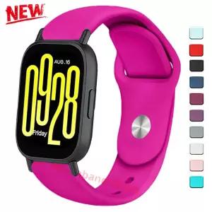 Redmi Watch 5 액티브 스트랩 실리콘 밴드 Xiaomi S4 Lite 팔찌 액세서리 용 다채로운 스포츠