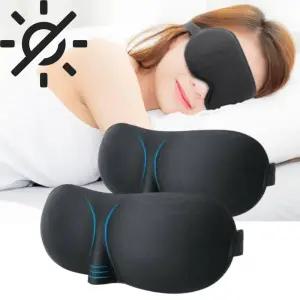 3D 수면 마스크 부드럽고 통기성 있는 소재로 제로 압력 아이 커버 남녀 공용 밤 사용 및 깊은 휴식에