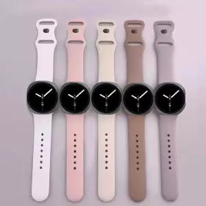 삼성 갤럭시 워치 8 스트랩 44mm 교체용 손목 스포츠 실리콘 팔찌 코레아 클래식