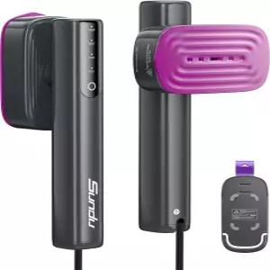 의류용 찜기 1200W 강력한 휴대용 다리미 15초 급속 가열 100ml 탱크 20분 연속 스팀 여행 가정 사무실용