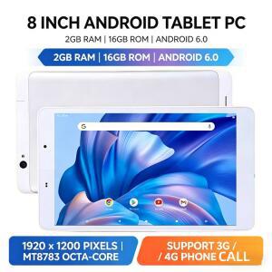 가성비태블릿 2026년 2GB 16GB T8 3G 태블릿 옥타코어 카드 2개 PC 픽셀 4GHZ 안드로이드 1200 슬롯 SIM MT8783 1920