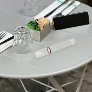 호환 단일 시가용 휴미더 홀더 2개, 플라스틱 튜브 보관, 밀폐형 케이스, 휴대용, 일상용