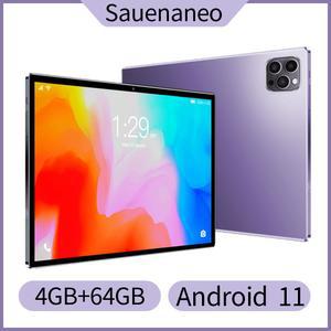 가성비태블릿 2024년 10 1인치 태블릿 4GB RAM 플레이어 안드로이드 5000MAH 노래 11 ROM 버전 글로벌 64GB