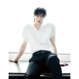 [갤러리아] [변우석] 옥스포드 반팔 셔츠(01046510)