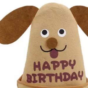 강아지 생일모자 파티 돌잔치 이벤트 특별 추억 독특 디자인 끈고정