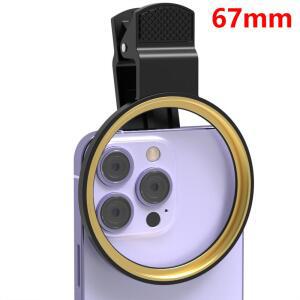 웹캠커버 카메라 가리개 37MM 52MM 58MM 67MM 클램프 홀더 필터용 CPL 클립 모바일