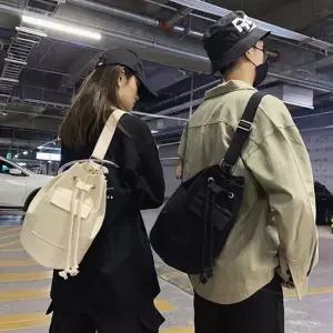 여자가방 멀티 백팩 남녀공용 심플 빈티지 여행 학생 버켓 운동 운동가방 심플가방