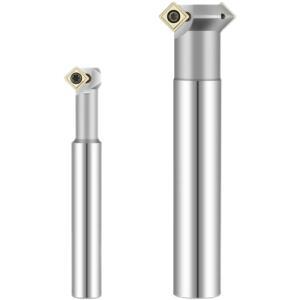 호환 SD SPK 45도 내부 및 외부 CNC 폐기 모따기 커터 바 상부 및 하부 내부 구멍 모따기 커터