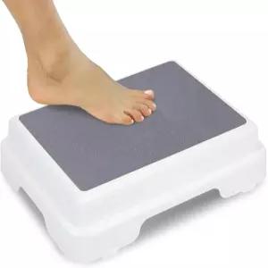 바이브 목욕 샤워 스텝 스툴 4.5인치 - 미끄럼 방지 적재 가능 실내/외 안전 욕실 보조기 장애인 노인 욕조