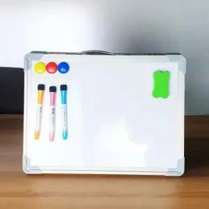 스탠드화이트보드 탁상용 양면 미니화이트 메모 자석 보드 30x40cm
