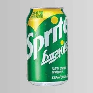 코카콜라 스프라이트 355ml 캔 1개