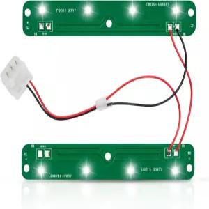 냉장고 LED 라이트 보드 교체 W11043011 W10866538 PS12070396 - 월풀 켄모어 메이태그 아마나 키친에이드