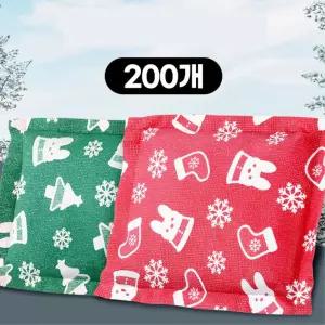 국산 포켓용 핫팩 200개 100g 소형 캠핑 미니손난로 보온