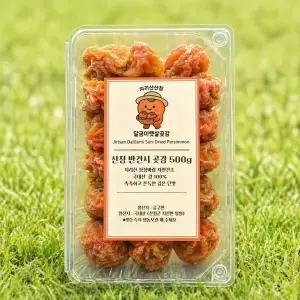 지리산 산청곶감 고종시반건시 500g (15~18개입) 1팩