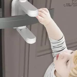문손잡이 어린이 안전 개폐 방지 잠금 고정 장치 유아 보호 가정 안전 용품