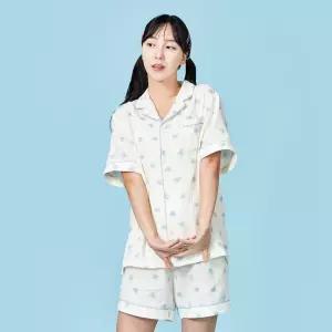 BT잔잔 멍솜이 면 파자마 M (공용) 아이보리_FA2624034