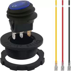 카 로커 스위치 12V 및 24V LED 라이트 디자인과 3핀 SPST ON 오프 있는 원형 토글 방수 자동차 액세서리