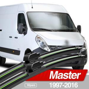 Renault Master 2 3 1997- 앞 유리 와이퍼 블레이드 2pcs 창 액세서리 2000 2011