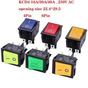 AC 고전류 ONOFF 용접 기계용 특수 KC4 스털링 실버 포인트 로커 전원 단추 스위치 1 개 16A 30 A 40A 250V