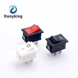 2510피스 미니 소형 로커 스위치 KCD1 ONOFF 전기 장비 2Pin 2 위치 15x21mm 6A 250VAC10A 125VAC LED 없음