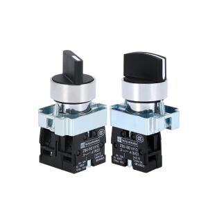 XB2-21 자동 잠금 및 재설정 선택기 노브 스위치 23 1NO 1NO1NC 23 22mm