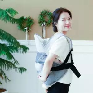 아기띠 포대기 신생아 망사형 메쉬 외출용 아기 5부 사계절