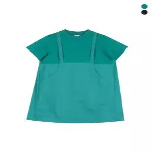 [NIXKIDS]여아) 면 멜빵 A라인 원피스(FKSMCOV505M)
