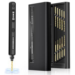 ARROWMAX 미니 정밀 드릴 무선 전동 공구 플라스틱, 금속, PCB, 목재 DIY용 10비트 마이크로 드릴