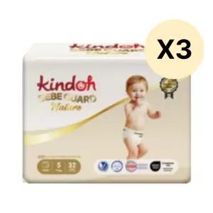 킨도 베베가드 네이처 팬티형 기저귀 5단계 32매 3팩
