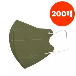 메디케이알 와이드핏 KF94 극소형 200매 버니 카키