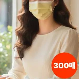 메디케이알 덴탈 마스크 KF-AD 300매 L 상아 일회용
