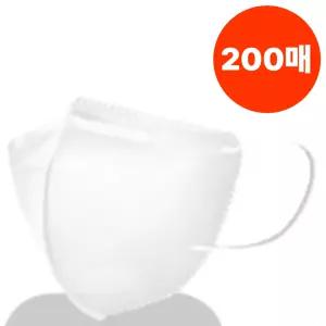 메디케이알 마스크 KF94 중형 미디 화이트 200매 컬러