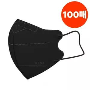 메디케이알 와이드핏 KF94 극소형 100매 버니 블랙