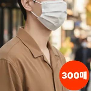메디케이알 덴탈 마스크 KF-AD 300매 L 백설기 일회용