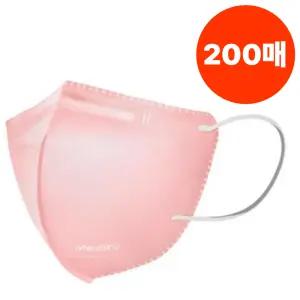 메디케이알 마스크 KF94 중형 미디 피치 200매 새부리