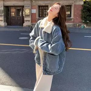 여사친 청 재킷 도톰 패딩 야상 원픽1