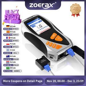 ZoeRax 5 in 1 RJ45 테스터 광 파워 미터 측정 올인원 광섬유 시각 장애 탐지기 검출기 파인더 OPM배터리